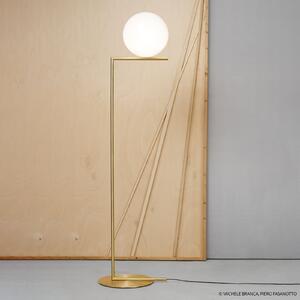 FLOS IC F2 lampadar alamă periat