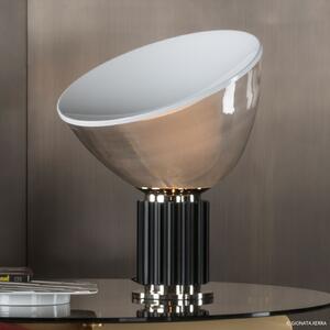FLOS Taccia small - lampă de masă LED, negru, reglabil, Negru, Camera de zi / sufragerie, Metal, Design