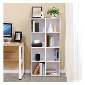 Biblioteca Vasagle, Model Oakleigh, 30x130x65 cm, Alb