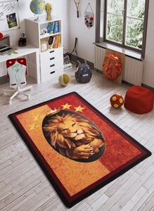 Covor Copii, Aslan, 133x190 cm, 1275 gr mp Multicolor, Dreptunghi, 133 x 190