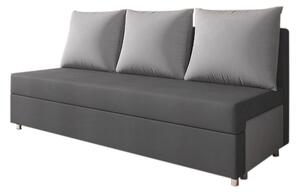Canapea tapițată LISA, gri+gri deschis (alova 48/alova 10)
