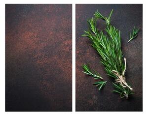Protecții de aragaz 2 buc. din sticlă temperată 52x30 cm Rosemary – Allstar