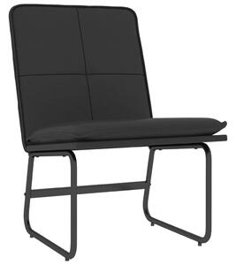 Scaun de relaxare, negru, 54x75x76 cm, piele artificială