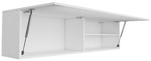 HOMCOM Dulap de Baie Montat pe Perete, Dulap Suspendat Modern cu Ușă Soft Close, 2 Compartimente și Raft Reglabil, pentru Living și Hol, Economisire Spațiu, 120x23x30 cm, Alb | Aosom Romania