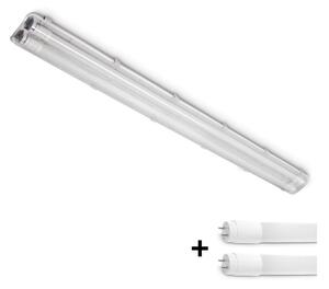 Brilagi - LED Tech. corp de iluminat fluorescent OPTIMA T8, 2x soclu G13, 18 W, 230 V, IP65 - palet 110 buc