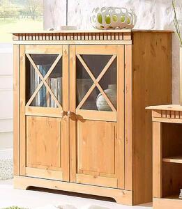 Comodă ~VENEȚIA~ 2 uși batante, material lemn masiv de pin, 105 cm lungime
