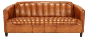 Canapea Coupé din piele DarkBrown