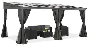 Copertină patio din aluminiu 3 x 6 m Tarragona Premium Garden Point antracit