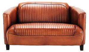 Canapea Coupé din piele DarkBrown / 125 cm
