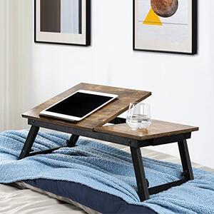 Masuta Suport Laptop Model Spencer, 55x35x23 cm, Negru