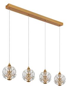 Globo 16047-4H - Lustru LED suspendat pe cablu VIRINA LED/32W/230V 3000K auriu