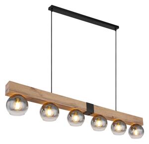 Globo 15656-6H - Candelabru suspendat pe cablu MOITAS 6xE27/40W/230V