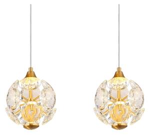 Globo 16047-4H - Lustru LED suspendat pe cablu VIRINA LED/32W/230V 3000K auriu