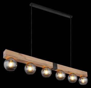 Globo 15656-6H - Candelabru suspendat pe cablu MOITAS 6xE27/40W/230V