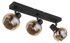 Globo 54309-3B - Lampă spot TOKKI 3xE14/40W/230V neagră