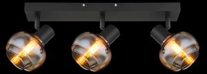Globo 54309-3B - Lampă spot TOKKI 3xE14/40W/230V neagră