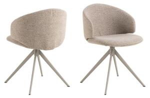 Scaun de dining pivotant Ella, bej
