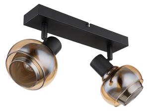 Globo 54309-2B - Spot orientabil TOKKI, 2xE14/40W/230V, negru