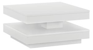 Masuta cafea MANDY, alb, 70x70x34 cm