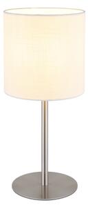 Globo 21440W - Lampă de masă BENSON 1xE27/40W/230V albă