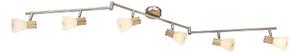 Globo 54352-6 - Lampă spot GYLFI 6xE14/40W/230V, frasin