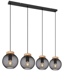 Globo 15663-4H - Lustru suspendat pe cablu PABLO 4xE27/40W/230V