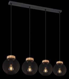 Globo 15663-4H - Lustru suspendat pe cablu PABLO 4xE27/40W/230V