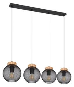 Globo 15663-4H - Lustru suspendat pe cablu PABLO 4xE27/40W/230V