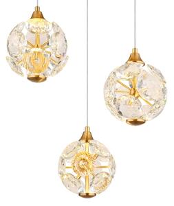 Globo 16047-3H - Lustră LED suspendată pe cablu VIRINA LED/24W/230V 3000K auriu
