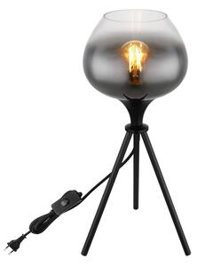 Globo 15548T1 - Lampă de masă MAXY 1xE27/40W/230V neagră