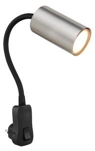Globo 57911DP - Spot pentru priză ROBBY 1xGU10/35W/230V crom mat