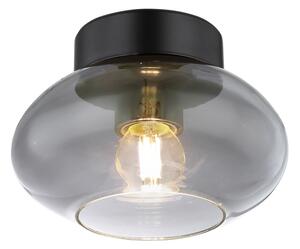 Globo 15572D - Plafonieră SHAUN 1xE27ILLU/40W/230V neagră