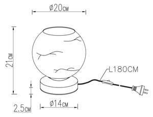 Globo 15999MT - Lampă de masă RAGUSA 1xE27/60W/230V