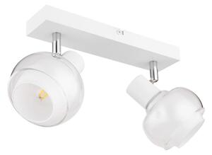 Globo 54309-2W - Spot orientabil TOKKI 2xE14/40W/230V alb