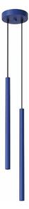 Sollux SL.2126 - Candelabru suspendat pe cablu PASTELO 2xG9/8W/230V albastru