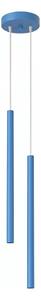 Sollux SL.2150 - Lustru suspendat pe cablu PASTELO 2xG9/8W/230V albastru