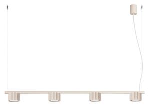 Sollux SL.2697 - Lustră suspendată pe cablu AURA 4xGX53/10W/230V crem