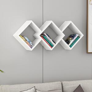 Raft de perete Galaxy Wall Shelf, Gri, 102x42x20 cm