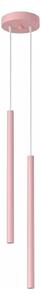 Sollux SL.2130 - Lustra suspendată pe cablu PASTELO 2xG9/8W/230V roz