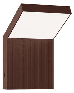 Brilagi - Aplica de perete LED de exterior RIANO LED/8W/230V maro IP65