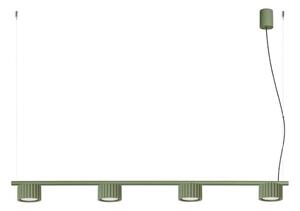 Sollux SL.2698 - Lustră pe cablu AURA 4xGX53/10W/230V verde