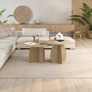 Set 2 Masute Cafea Adore Bohem, Stejar, 100x50x100 cm