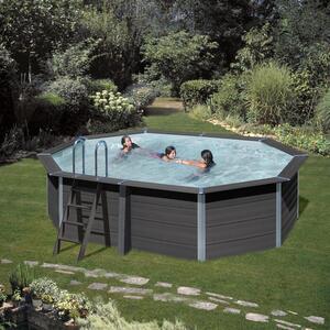 Avantgarde Set piscina compozit GRE ovala 524 x 386 x H 124 cm
