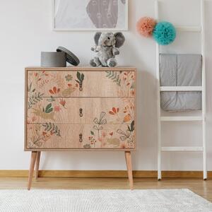 Comoda City Trio Dresser, Multicolor, 80x89x40 cm