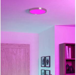 Eglo 901382 - Plafonieră LED RGBW pentru baie, dimabilă FUEVA-Z, LED 14,3W/230V, 27,8 cm, IP44, crom