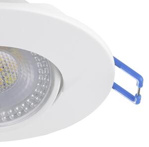 Eglo 300187 - Set 10 spoturi LED încastrate GEDREZ LED/4,9W/230V diam. 9 cm alb