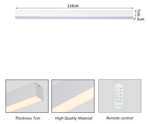 Brilagi - Plafonieră LED cu dimmer SLEEKLINE LED/40W/230V Wi-Fi Tuya albă+telecomandă