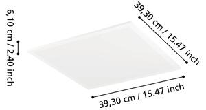 Eglo 901513 - Plafonieră LED RGBW MORADILLO-Z LED/19W/230V 40x40 cm alb