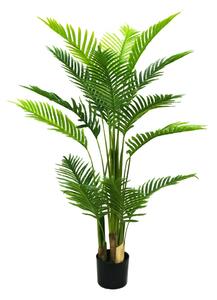 Planta artificiala, Palmier Areca fara ghiveci, 18 frunze, D4255, 165cm, verde