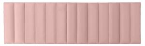 Panou de perete tapitat FRAME KRONOS 15x60 cm Culoare: Roz deschis